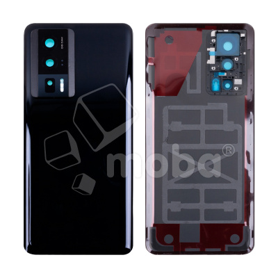 Задняя крышка для Xiaomi Poco F5 Pro (23013PC75G) Черный - Премиум