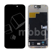 Дисплей для iPhone 15 Pro (A3102) в сборе с тачскрином Черный - DD (Soft OLED, Full HD, 120 Гц) (с верификацией = с привязкой без ошибки)