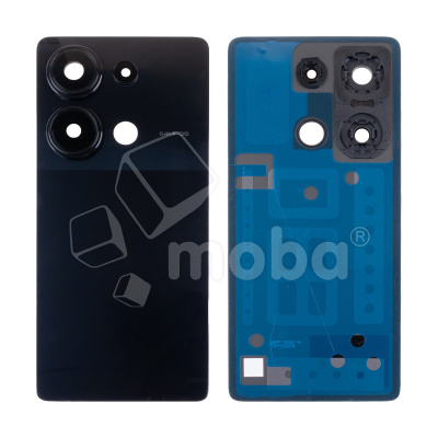 Задняя крышка для Xiaomi Poco M6 Pro 4G (2312FPCA6G) Черный - Премиум