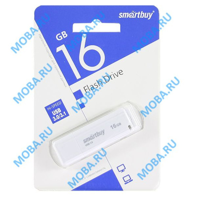 USB-флеш (USB 3.0) 16GB Smart Buy LM05 Белый