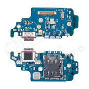 Шлейф для Samsung Galaxy S21 Ultra (G998U/America/EU version) плата системный разъем/разъем SIM/микрофон - Премиум
