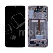 Дисплей для Samsung Galaxy S22+ (S906B) модуль с рамкой Розовый - OR (SP)