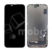 Дисплей для iPhone 14 (A2883) в сборе с тачскрином Черный - JCID (Hard OLED, Full HD) (с верификацией = с привязкой без ошибки)