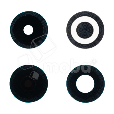 Стекло камеры для Tecno Spark 30 4G (KL6) (комплект 4 шт.) Черный