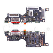 Шлейф для Realme 15T 5G (RMX5111) плата системный разъем/разъем SIM/микрофон - Премиум