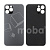 Задняя крышка для iPhone 12 Pro (A2407) Серый (стекло, узкий вырез под камеру, логотип)