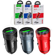 Автомобильное зарядное устройство USB Hoco Z32 (18W, QC3.0, 1USB) Черный