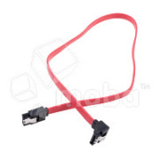Кабель SATA - SATA Atcom (угловой, силикон, 0,5 м) Красный
