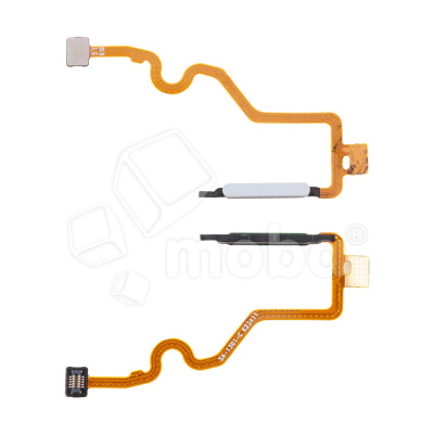 Шлейф для Infinix Hot 30i (X669D) сканер отпечатка пальцев Белый