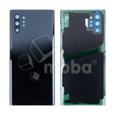 Задняя крышка для Samsung Galaxy Note 10+ (N975F) Черный - Премиум