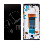 Дисплей для Xiaomi Poco F4 (22021211RG) модуль с рамкой Черный - OR (SP)