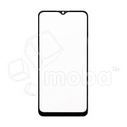 Стекло для переклейки Samsung Galaxy A02s (A025F) в сборе с OCA пленкой Черный - OR (Mitsubishi)