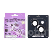 Защитное стекло линзы камеры Remax GL-89 для iPhone 15/15 Plus (комплект 2 шт.) Черный