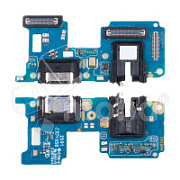 Шлейф для Realme 10 4G (RMX3630) плата на системный разъем/разъем гарнитуры/микрофон - Премиум