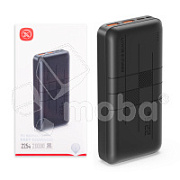 Внешний Аккумулятор (Power Bank) XO PR188 20000 mAh (22.5W, QC3.0, PD, 2USB, MicroUSB, Type-C, LED индикатор) Черный