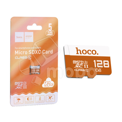Карта памяти MicroSDXC 128GB Class 10 Hoco U3 V30 A2 без адаптера
