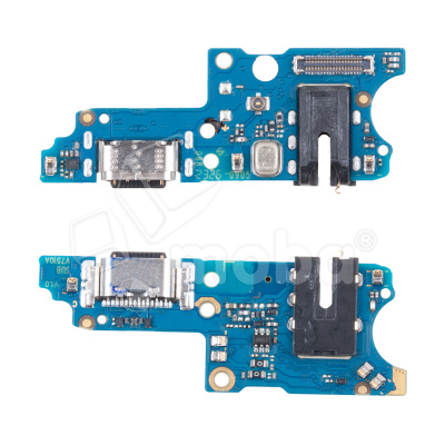 Шлейф для Tecno Spark 10 Pro (KI7) плата на системный разъем/разъем гарнитуры/микрофон - Премиум
