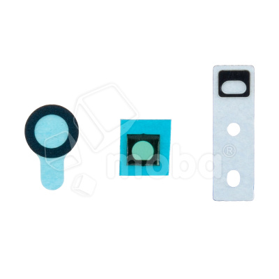 Наклейка (пыльник) передней камеры и датчиков на дисплей для iPhone 8/8 Plus (комплект 3 шт.)