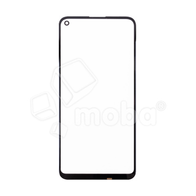 Стекло для переклейки Huawei P40 Lite E/Honor 9C сборе с OCA пленкой Черный - OR (Mitsubishi)