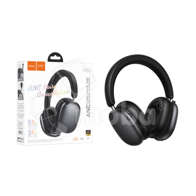Беспроводные наушники Bluetooth Hoco W63 (накладные, активное шумоподавление) Черный