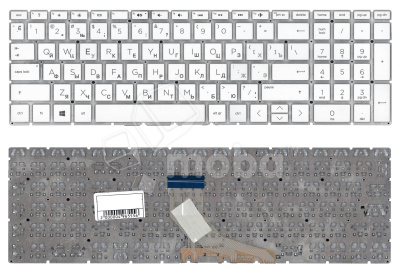 Клавиатура для ноутбука HP 15-db000 белая