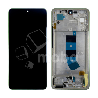 Дисплей для Xiaomi Redmi Note 13 4G (23129RAA4G/23124RA7EO/23129RA5FL) модуль с рамкой Зеленый - OR (SP)