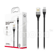Кабель USB - MicroUSB XO NB188 (2.4A) Серый