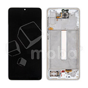 Дисплей для Samsung Galaxy A33 5G (A336B) модуль с рамкой Белый - Сервисный Оригинал