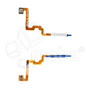 Шлейф для Xiaomi Redmi 12 4G (23053RN02Y) сканер отпечатка пальцев Серебро