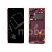 Дисплей для Samsung Galaxy S20 FE/S20 FE 5G (G780F/G781B) модуль с рамкой Красный - OR (SP)
