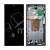 Дисплей для Samsung Galaxy S24 Ultra (S928B) модуль с рамкой Черный - Сервисный Оригинал