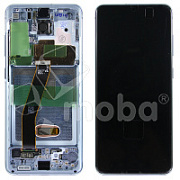 Дисплей для Samsung Galaxy S20 (G980F) модуль с рамкой Голубой - OR (SP)