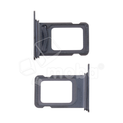 Держатель SIM для iPhone 15 Pro/15 Pro Max (2 Sim) (A3102/A3106) Черный