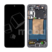 Дисплей для Samsung Galaxy S25+ (S936B) модуль с рамкой Черный - (OLED) (Full Size)