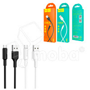 Кабель USB - MicroUSB Hoco X25 (2A) Черный