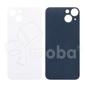 Задняя крышка для iPhone 13 (A2635) Белый (стекло, широкий вырез под камеру, логотип)