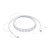 Кабель Type-C - Type-C для iPhone 15/15 Plus/15 Pro/15 Pro Max/16/16 Plus/16 Pro/16 Pro Max (60W, PD, оплетка нейлон, тех.упак.) Белый