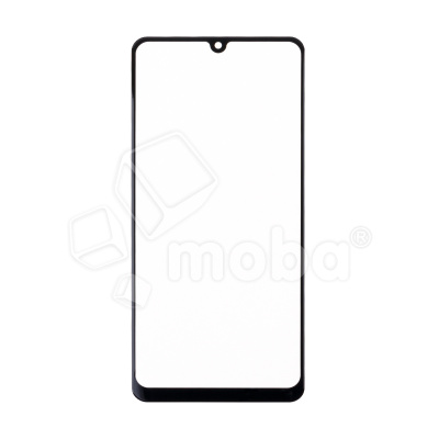 Стекло для переклейки Samsung Galaxy A31 (A315F) в сборе с OCA пленкой Черный - OR (Mitsubishi)