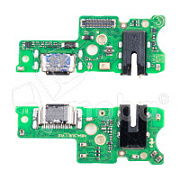 Шлейф для Infinix Note 30 4G (X6833B/X6716B) плата на системный разъем/разъем гарнитуры/микрофон - Премиум