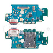 Шлейф для Samsung Galaxy S25+ (S936B) плата на системный разъем/разъем SIM/микрофон - Премиум