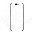 Стекло для переклейки iPhone 15 в сборе с OCA пленкой Черный - OR (Feaglet)