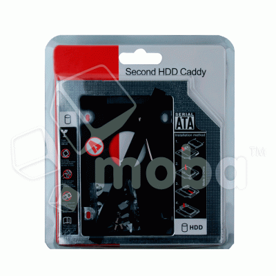 Переходник для дополнительного HDD в отсек CD/DVD SATA 12.7 mm для MacBook