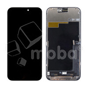 Дисплей для iPhone 15 Pro Max (A3106) в сборе с тачскрином Черный - JCID (In-Cell, Full HD, 120 Гц) (с верификацией = с привязкой без ошибки)